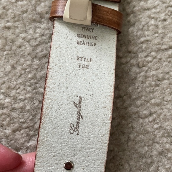 Vintage Garuglieri Leather Belt with Bird Enbossed Buckle - Picture 5 of 9